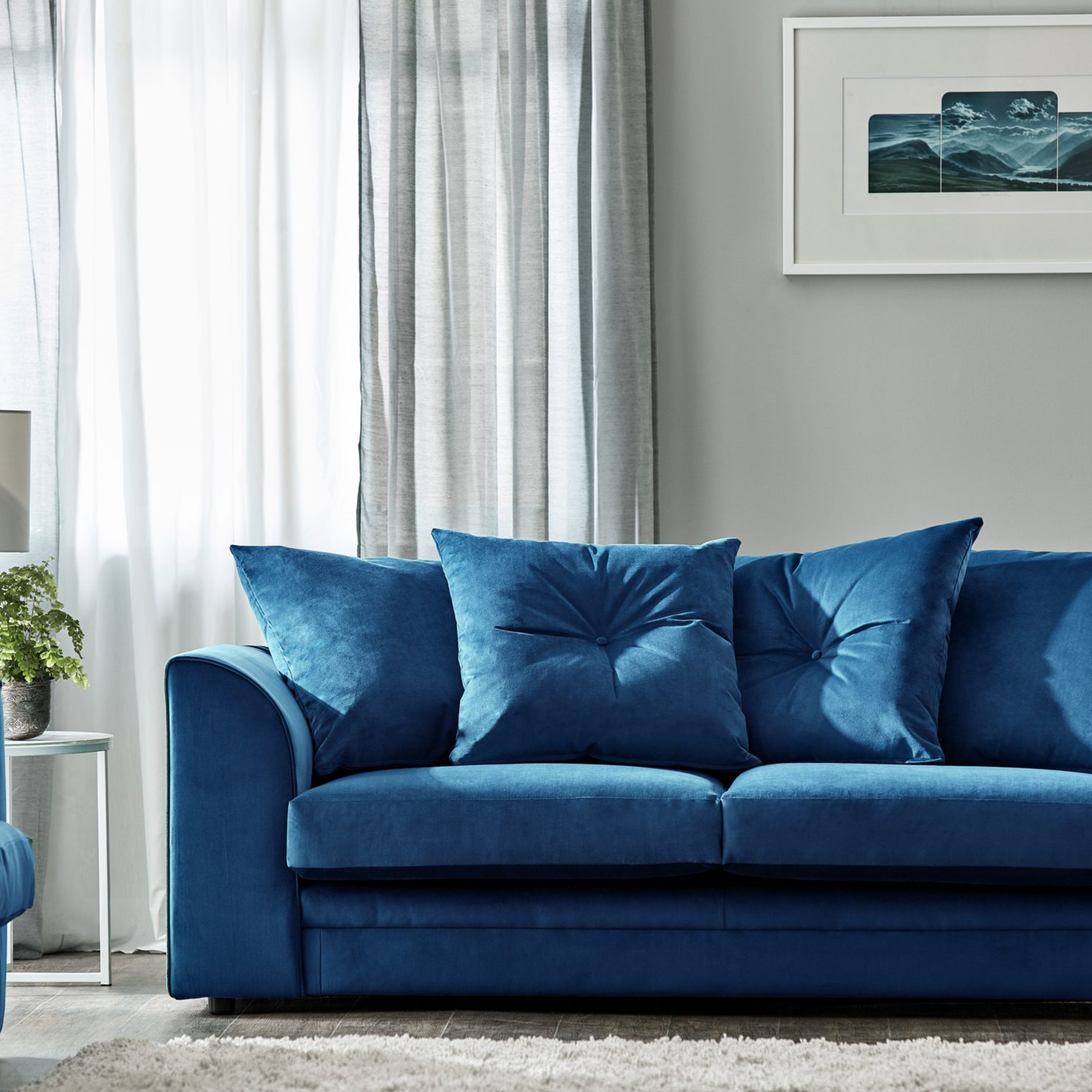 Plush Velvet Sofa Fabric